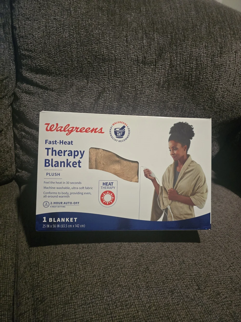 Walgreens | Plush Heat Therapy Blanket